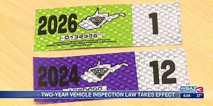 Two-year vehicle inspection law takes effect in W.Va.