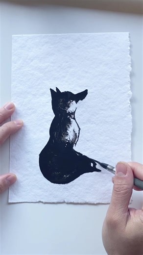 Transforming a Fox: ASMR Artistic Journey