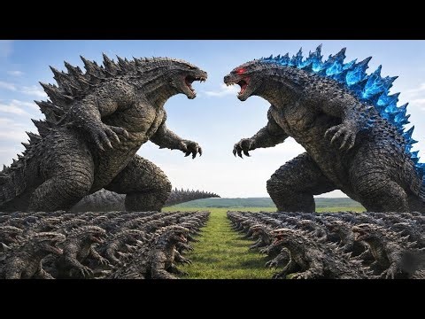 Who Will Prevail? Growing Legendary Godzilla (2014) Vs ARK Godzilla Size Comparison - ARBS !!