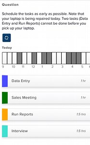 Task Scheduling ProblemSchedule the following tasks as early ... | Filo