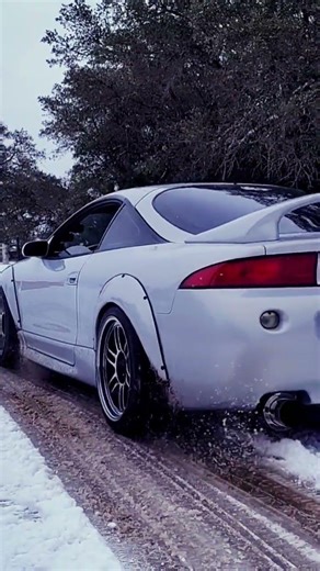 1997 Eclipse 2g GSX Launch Control on snow #mitsubishi #dsm #4g63t #awd #racecar #eclipse