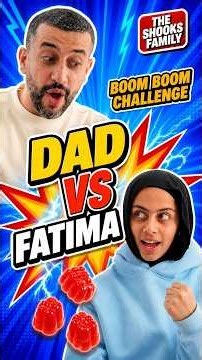 Boom Boom Challenge 😂💥 | Who Will Win Fatima Or Dad? #explore #fyp #familyfun #trending #challenge