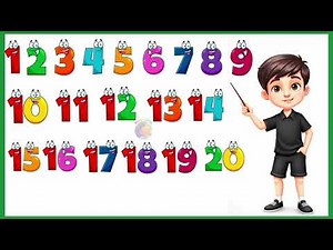 1 to 20 Number Counting song for children || counting numbers #countingsongs #kidssongs