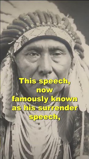 I Will Fight No More Forever" | Chief Joseph's Final Words