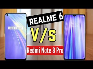 Realme 6 V/s Redmi Note 8 Pro CAMERA BATTERY PROCESSOR comparison