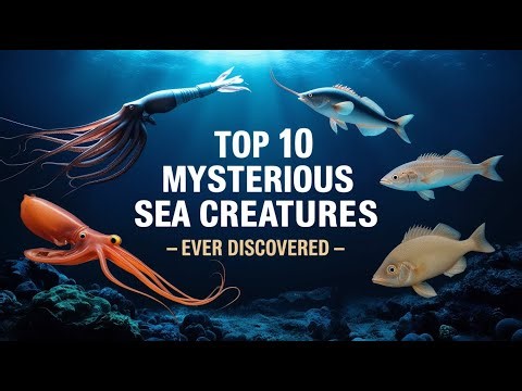 Top 10 Mysterious Sea Creatures Ever Discovered | Deep Blue Mysteries 801