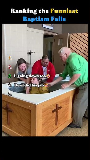 Top 5 Funniest Baptism Fails