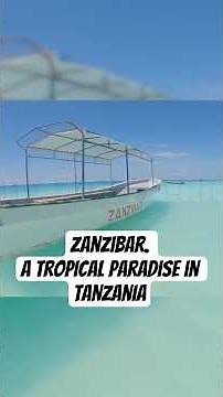 Zanzibar Tropical Paradise Beaches and Underwater Wonders