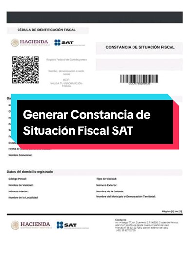 Cómo obtener tu constancia fiscal desde la app SAT