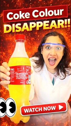 How Coke Colour Disappeared? | Science Experiment