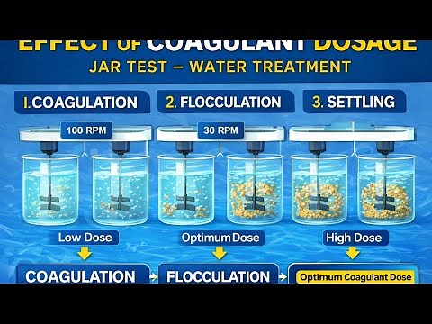 Effect of Coagulant Dosage on Coagulation–Flocculation | Jar Test Experiment