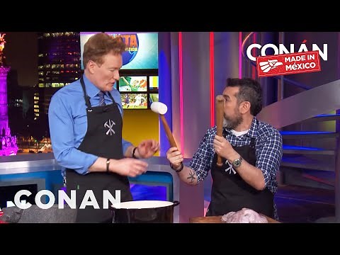 Conan Cooks With Chef Aquiles Chávez | CONAN on TBS