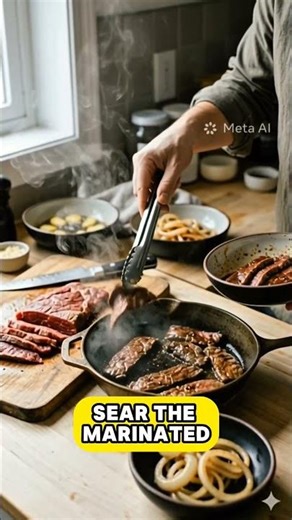 Classic Bistek Tagalog, best served hot with rice.
