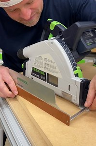 398K views · 6.7K reactions | Track saw dust guard for Festool track saws | The Dusty Lumber Co. | Facebook