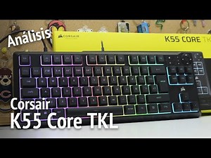 Review: Corsair K55 Core TKL review with sound test