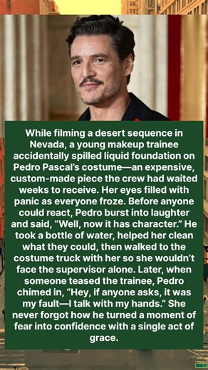 Pedro Pascal turned anger onto Laughter 💫💕