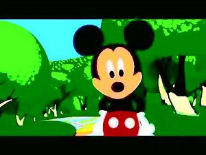 Mickey Mouse Clubhouse Theme Cream Duz Effect