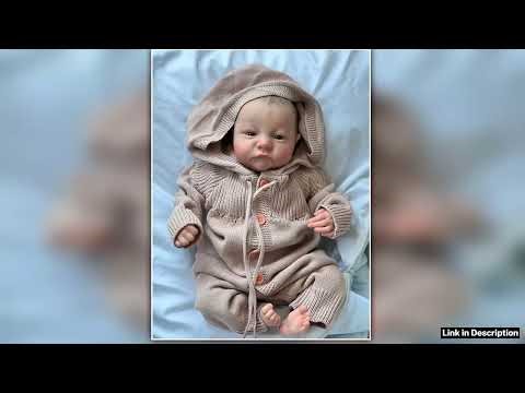 NPK 19inch Already Painted Finished Reborn Baby Doll Levi Awake Newborn Baby Size 3D Skin Visible V