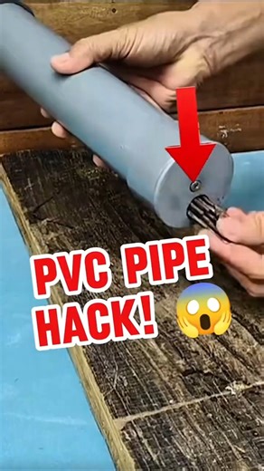PVC PIPE HACK! 😱 Don't Throw Your Pipes Away! #pvcpipe