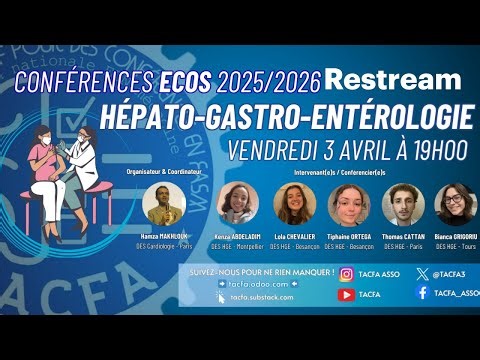 Conférence TACFA ECOS 2025/2026 - Hépato-gastro-entérologie