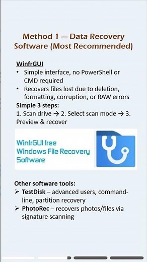 Learn how to recover data from an external hard drive with clear, effective methods. #harddrive