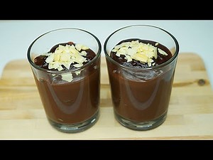 10 Minutes Chocolate Pudding Recipe | Chocolate Pudding Mousse With Flour (Eggless)