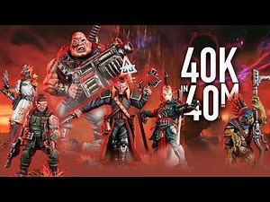 Here Comes the Inquisition! Chaos Must Be Purged! Warhammer 40k in 40m Battle