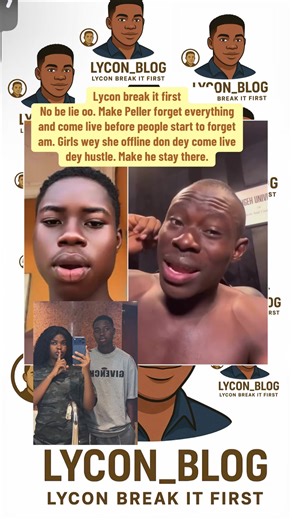 Lycon break it first No be lie oo. Make Peller forget everything and come live before people start to forget am. Girls wey she offline don dey come live dey hustle. Make he stay there.#fyp #lycon_blog #peller #jarvis #gheghe
