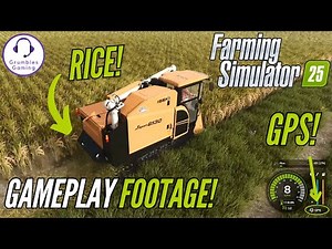 FARMING SIMULATOR 25 GAMEPLAY | Rice, New Effects, GPS and more!