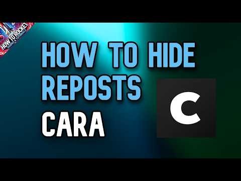How to Hide Reposts in Cara