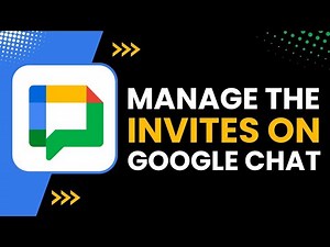 How to Manage Invites on Google Chat !