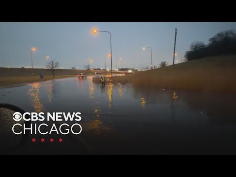 Rain causes flooding in Chicago area, severe storms to come later