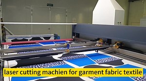 Laser Fabric Cutting Machine With CCD Camera and Conveyor System Automatic Feeding Garment 1814 1816 1820 1825
