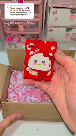 Packing a Secret Red Hello Kitty Order! 🎀 #sanrio #shorts #hellokitty #asmr #unboxing