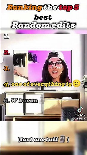ranking the top 5 best random edits #ranking #random #edits #random edits
