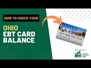 How to Check Ohio EBT Card Balance