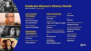What to Watch for Women’s History Month from PBS #WHM21 #WomensHistoryMonth #WomenInSTEM