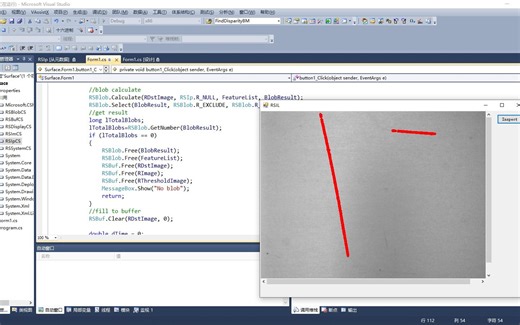 图像处理 表面划痕检测的C#例程