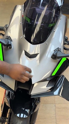 Zx10 for Graphene coating 😍🚀 #zx10r #graphenecoating