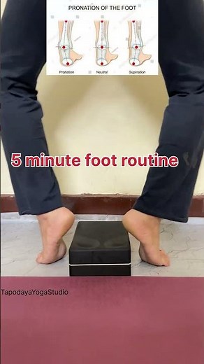 5-Minute Foot Routine to Strengthen Flat Feet 🦶