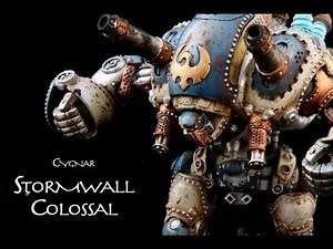 Painting Warmachine & Hordes: Cygnar Stormwall and Hairspray Weathering Technique