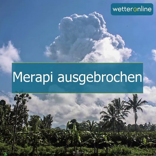 Vulkan Merapi in Indonesien ausgebrochen (21.06.2020)