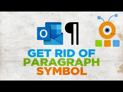 How to Get Rid of Paragraph Symbol in Outlook