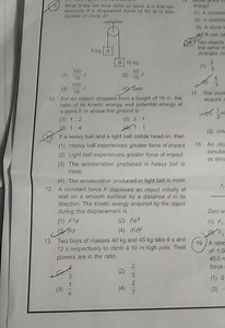 A constant force F displaces an object initially at rest on a s... | Filo