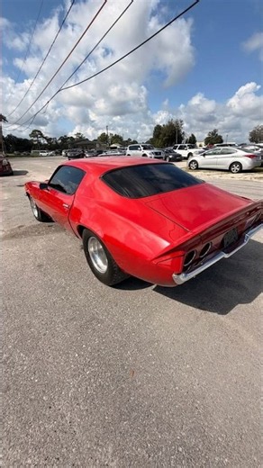 🔥 Chevrolet Camaro Classic Muscle Car for Sale | $28,500 | Wild Red Drag-Style Build#shorts