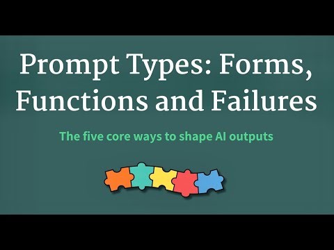 How to Prompt AI (Module 3) | Prompt Types, Forms, Functions & Failures