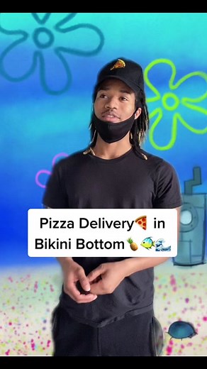 Bikini Bottom Pizza Delivery: Spongebob's Hilarious Mishap!
