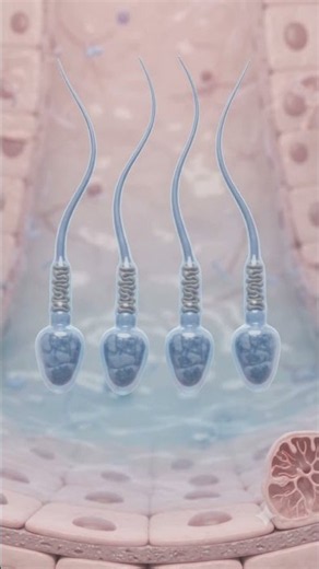 How Is Sperm Made? 🧬 | Spermatogenesis Explained | Biology #shorts