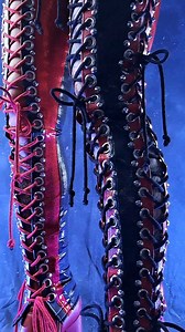 189K views · 5.2K reactions | New double lace up pants with zebra print and stars! These have a slightly higher rise than normal due to popular request. One of a kind and will be available July 20th! #mylittlehalo #altfashion #alternativefashion #alternativeclothing #glam #glamfashion #zebraprint #metalfashion | My Little HALO Alternative Clothing | Facebook