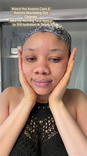 Soft, Gentle and Buttery is how i feel with the @Aveeno @Aveeno Canada Calm and Restore Nourishing Oat Cleanser🥰 With just one wash I get an instant glow activation without irritation!!! I am obsessed y’all 💥💃🏻 #aveeno #aveenocanada #cleanserskincare #beautytok #lollywoodspike